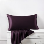 Cheap Grape Silk Pillowcases