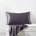 Cheap Slate Gray Silk Pillowcases