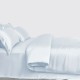 Cheap Alice Blue 3 PCS 22 Momme Mulberry Silk Duvet Cover Set Cheap Alice Blue 3 PCS 22 Momme Mulberry Silk Duvet Cover Set