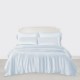 Cheap Alice Blue 3 PCS 22 Momme Mulberry Silk Duvet Cover Set Cheap Alice Blue 3 PCS 22 Momme Mulberry Silk Duvet Cover Set