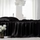 Cheap Black 22 Momme Mulberry Silk Flat Sheet Cheap Black 22 Momme Mulberry Silk Flat Sheet