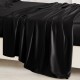 Cheap Black 22 Momme Mulberry Silk Flat Sheet Cheap Black 22 Momme Mulberry Silk Flat Sheet