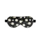 Cheap Black Flower Silk Sleep Mask Cheap Black Flower Silk Sleep Mask