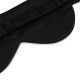 Cheap Black Flower Silk Sleep Mask Cheap Black Flower Silk Sleep Mask