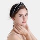 Cheap Black & Ivory Silk Headband Cheap Black & Ivory Silk Headband