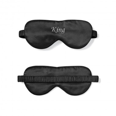 Cheap Black King Silk Sleep Mask