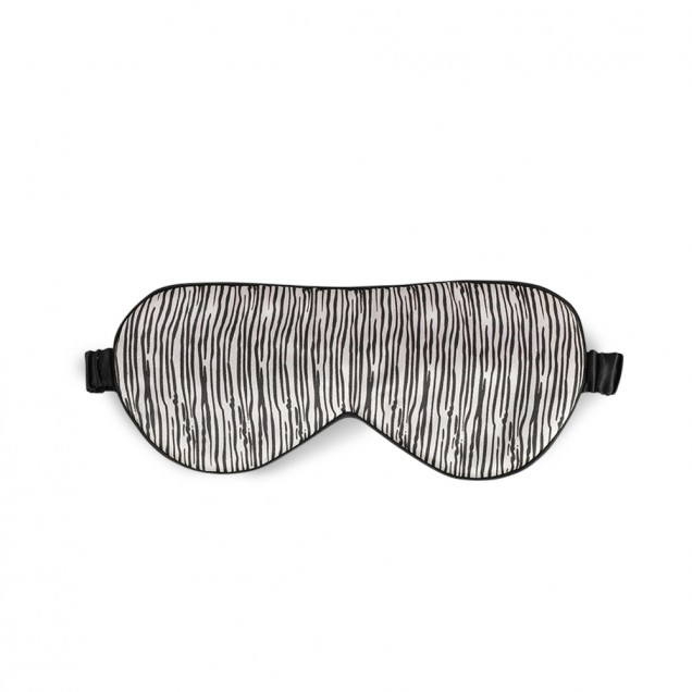 Cheap Black & Silver Silk Sleep Mask Cheap Black & Silver Silk Sleep Mask