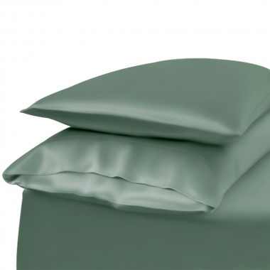 Cheap Celadon Green Envelope 22 Momme Mulberry Silk Pillowcase