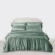 Cheap Celadon Green 3 PCS 22 Momme Mulberry Silk Duvet Cover Set Cheap Celadon Green 3 PCS 22 Momme Mulberry Silk Duvet Cover Set