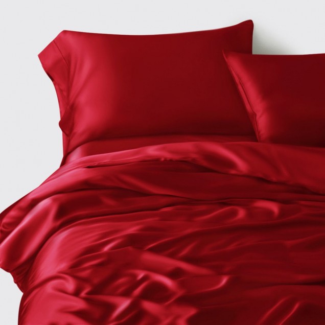 Cheap Cherry 3 PCS 22 Momme Mulberry Silk Duvet Cover Set Cheap Cherry 3 PCS 22 Momme Mulberry Silk Duvet Cover Set