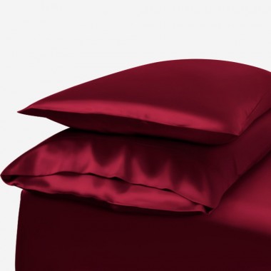 Cheap Claret Envelope 22 Momme Mulberry Silk Pillowcase