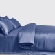 Cheap Dark Blue 3 PCS 22 Momme Mulberry Silk Duvet Cover Set Cheap Dark Blue 3 PCS 22 Momme Mulberry Silk Duvet Cover Set