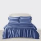 Cheap Dark Blue 3 PCS 22 Momme Mulberry Silk Duvet Cover Set Cheap Dark Blue 3 PCS 22 Momme Mulberry Silk Duvet Cover Set