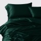 Cheap Dark Green 22 Momme Mulberry Silk Duvet Cover