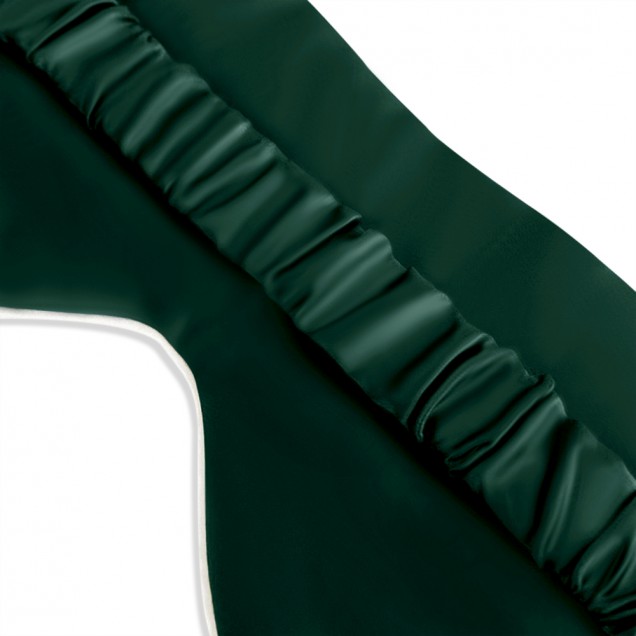 Cheap Dark Green & Ivory Suede Rose Silk Eye Mask Cheap Dark Green & Ivory Suede Rose Silk Eye Mask