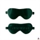 Cheap Dark Green & Ivory Suede Rose Silk Eye Mask Cheap Dark Green & Ivory Suede Rose Silk Eye Mask