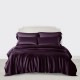 Cheap Grape 3 PCS 22 Momme Mulberry Silk Duvet Cover Set Cheap Grape 3 PCS 22 Momme Mulberry Silk Duvet Cover Set
