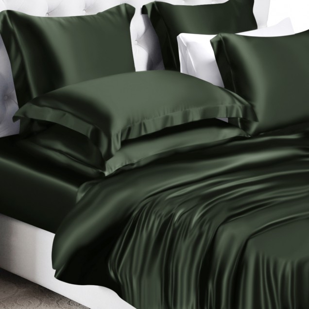 Cheap Hunter Green 22 Momme Mulberry Silk Duvet Cover Cheap Hunter Green 22 Momme Mulberry Silk Duvet Cover