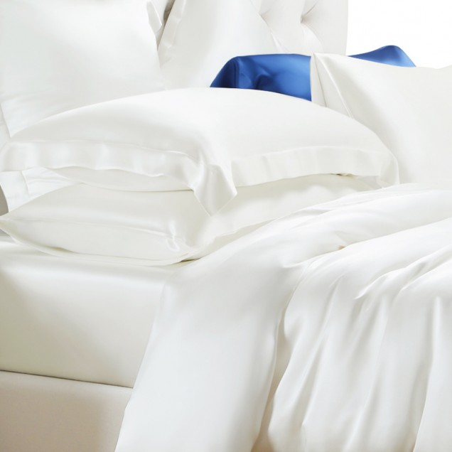 Cheap Ivory 22 Momme Mulberry Silk Fitted Sheet Cheap Ivory 22 Momme Mulberry Silk Fitted Sheet