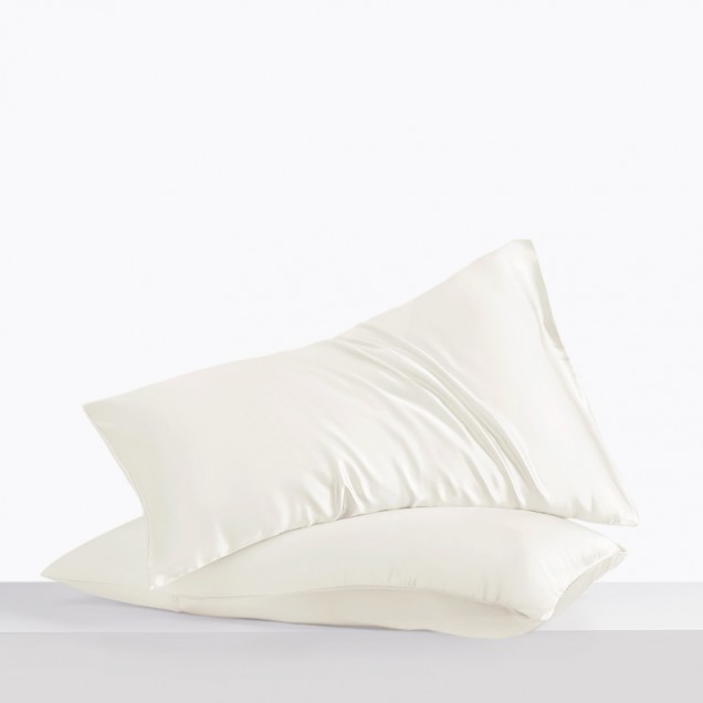 Cheap Ivory Envelope 22 Momme Mulberry Silk Pillowcase