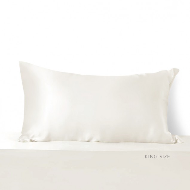 Cheap Ivory Envelope 22 Momme Mulberry Silk Pillowcase