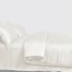 Cheap Ivory 3 PCS 22 Momme Mulberry Silk Duvet Cover Set Cheap Ivory 3 PCS 22 Momme Mulberry Silk Duvet Cover Set