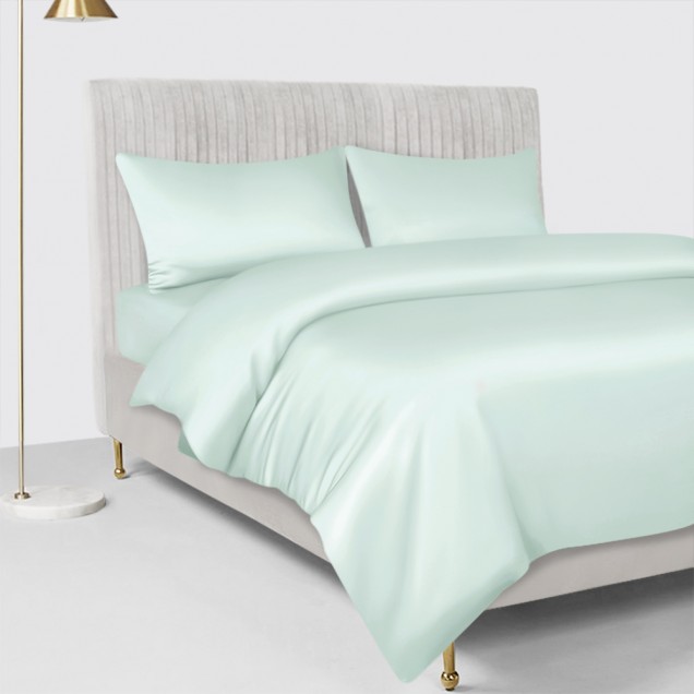 Cheap Light Cyan 22 Momme Mulberry Silk Duvet Cover Cheap Light Cyan 22 Momme Mulberry Silk Duvet Cover