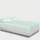 Cheap Light Cyan 22 Momme Mulberry Silk Fitted Sheet Cheap Light Cyan 22 Momme Mulberry Silk Fitted Sheet