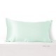 Cheap Light Cyan 22 Momme Mulberry Silk Pillowcase with Hidden Zipper Cheap Light Cyan 22 Momme Mulberry Silk Pillowcase with Hidden Zipper