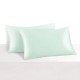 Cheap Light Cyan 22 Momme Mulberry Silk Pillowcase with Hidden Zipper Cheap Light Cyan 22 Momme Mulberry Silk Pillowcase with Hidden Zipper