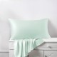 Cheap Light Cyan 22 Momme Mulberry Silk Pillowcase with Hidden Zipper Cheap Light Cyan 22 Momme Mulberry Silk Pillowcase with Hidden Zipper