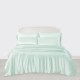 Cheap Light Cyan 3 PCS 22 Momme Mulberry Silk Duvet Cover Set Cheap Light Cyan 3 PCS 22 Momme Mulberry Silk Duvet Cover Set