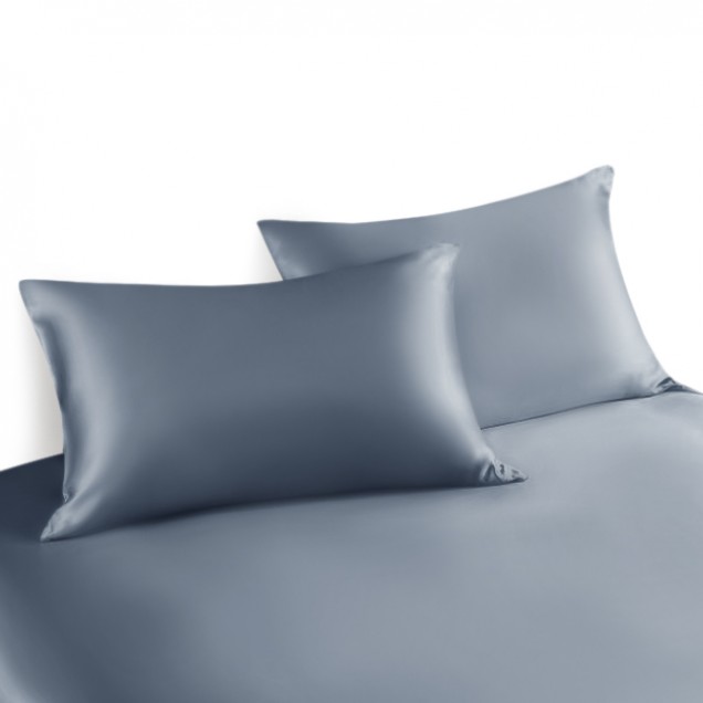 Cheap Misty Blue Envelope 22 Momme Mulberry Silk Pillowcase Cheap Misty Blue Envelope 22 Momme Mulberry Silk Pillowcase