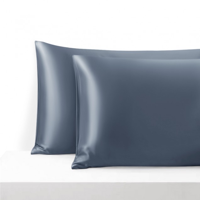 Cheap Misty Blue Envelope 22 Momme Mulberry Silk Pillowcase Cheap Misty Blue Envelope 22 Momme Mulberry Silk Pillowcase