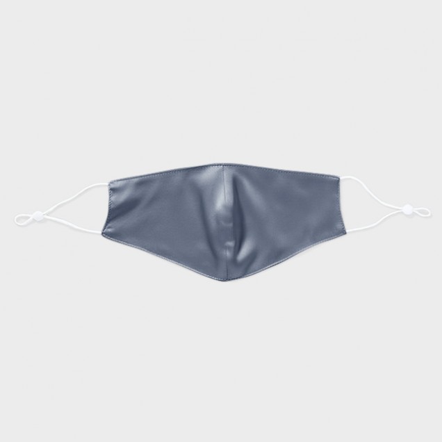 Cheap Misty Blue & White Double-Sided 22 Momme Silk Face Mask Cheap Misty Blue & White Double-Sided 22 Momme Silk Face Mask