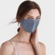Cheap Misty Blue & White Double-Sided 22 Momme Silk Face Mask Cheap Misty Blue & White Double-Sided 22 Momme Silk Face Mask