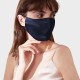 Cheap Navy & Black Double-Sided 22 Momme Silk Face Mask Cheap Navy & Black Double-Sided 22 Momme Silk Face Mask