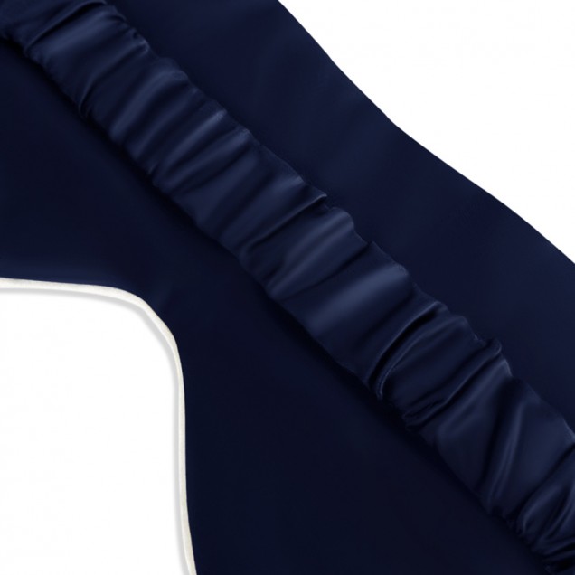 Cheap Navy & Ivory Suede Rose Silk Eye Mask Cheap Navy & Ivory Suede Rose Silk Eye Mask
