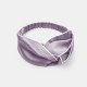 Cheap Purple & Ivory Silk Headband Cheap Purple & Ivory Silk Headband