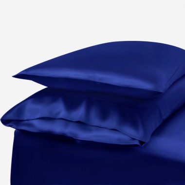 Cheap Royal Blue Envelope 22 Momme Mulberry Silk Pillowcase