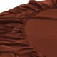 Cheap Rust Red 22 Momme Mulberry Silk Fitted Sheet Cheap Rust Red 22 Momme Mulberry Silk Fitted Sheet