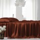 Cheap Rust Red 22 Momme Mulberry Silk Sheet Set Cheap Rust Red 22 Momme Mulberry Silk Sheet Set