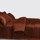 Cheap Rust Red 3 PCS 22 Momme Mulberry Silk Duvet Cover Set Cheap Rust Red 3 PCS 22 Momme Mulberry Silk Duvet Cover Set