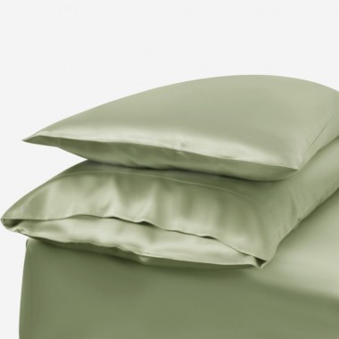 Cheap Sage Green Envelope 22 Momme Mulberry Silk Pillowcase
