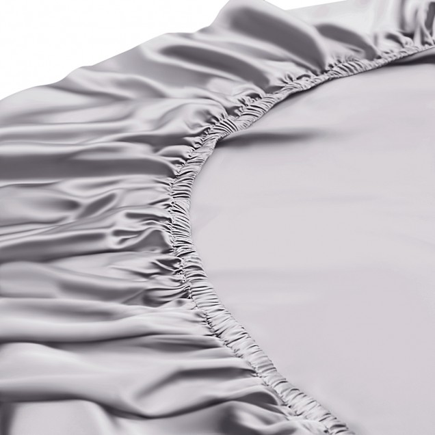 Cheap Silver 22 Momme Mulberry Silk Fitted Sheet Cheap Silver 22 Momme Mulberry Silk Fitted Sheet