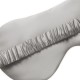 Cheap Silver & Ivory Suede Rose Silk Eye Mask Cheap Silver & Ivory Suede Rose Silk Eye Mask