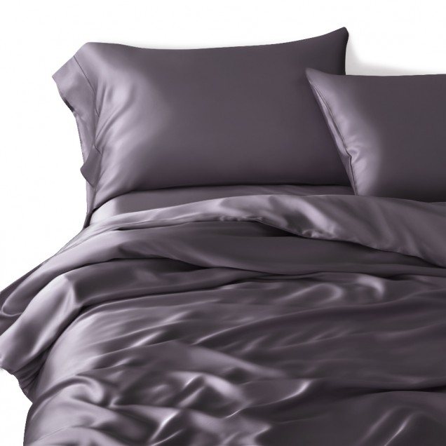 Cheap Slate Gray 22 Momme Mulberry Silk Duvet Cover Cheap Slate Gray 22 Momme Mulberry Silk Duvet Cover