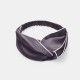 Cheap Slate Gray & Ivory Silk Headband Cheap Slate Gray & Ivory Silk Headband