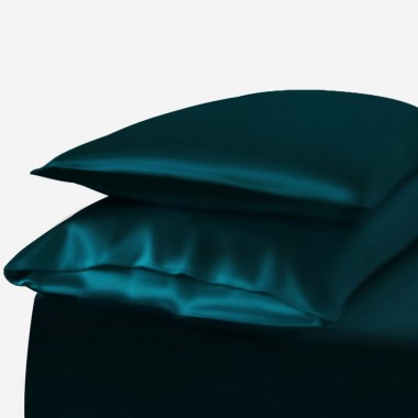 Cheap Teal Envelope 22 Momme Mulberry Silk Pillowcase