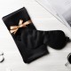 Cheap Two Piece Silk Gift Set Black Pillowcase & Eye Mask Cheap Two Piece Silk Gift Set Black Pillowcase & Eye Mask